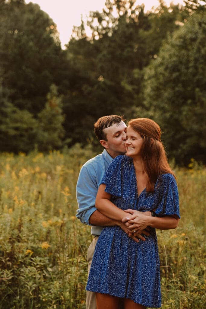 Post proposal couples session by Georgia photographer, Kattie Jackson.
